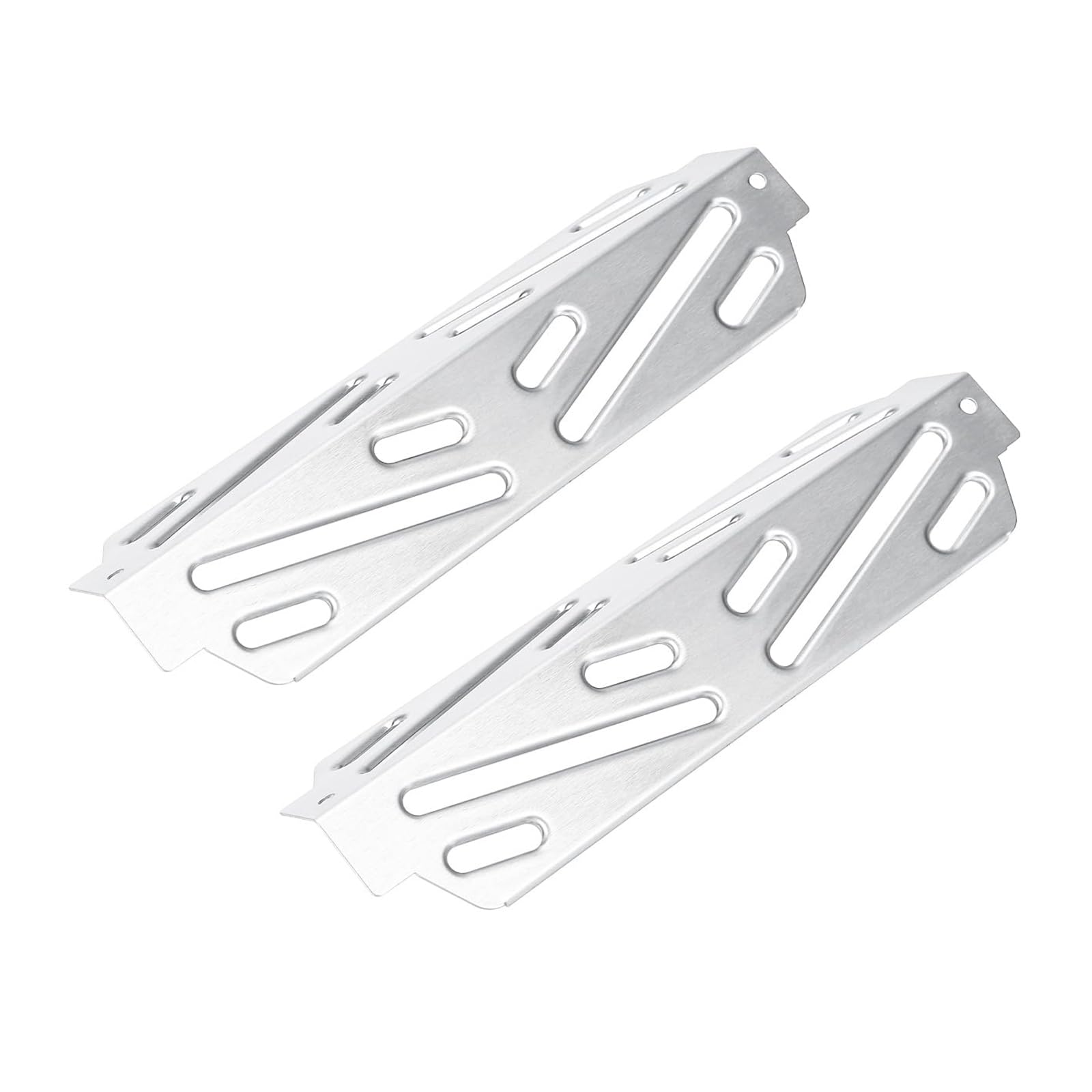 Piceioep 2Pcs Professional Grades Grills Heat Plate Stainless Steel Barbecue Heat Deflectors Replacement Parts Knitter Barbecue Replacement Parts