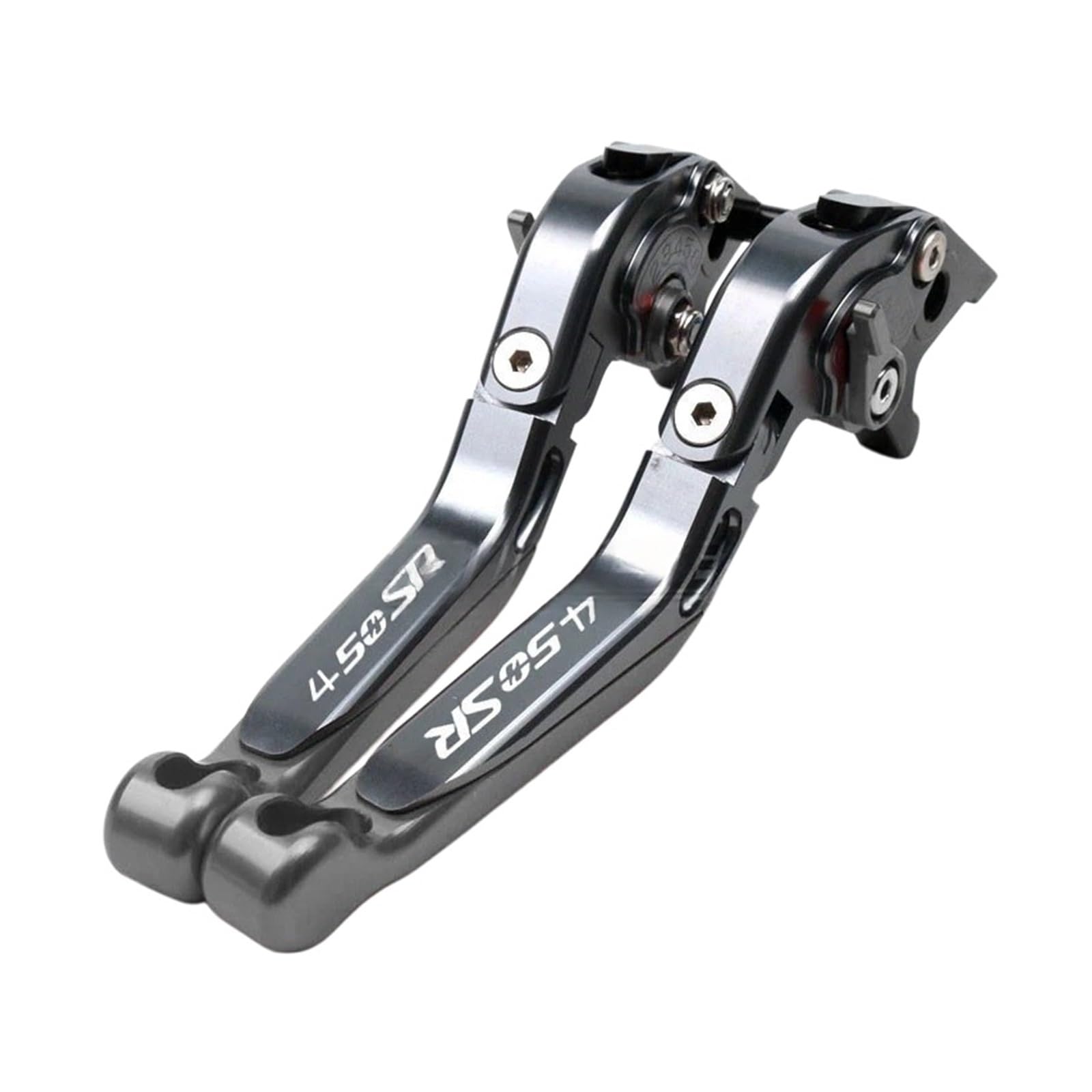 Wnftyske Grey H Motorcycle Brake Clutch Lever Pivot Levers Motorcycle Accessories Cnc Aluminum Folding Extendable Brake Clutch Lever For Cfmoto 450Sr 450 Sr 2022