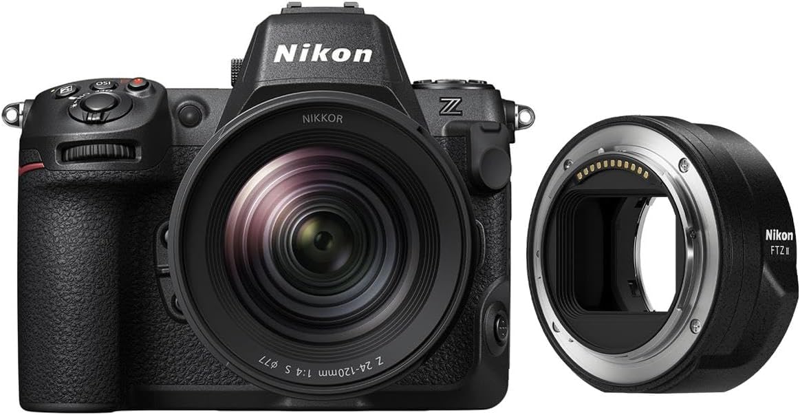 Z8 Mirrorless Camera with 24-120mm f/4 Lens and FTZ II Adapter Kit