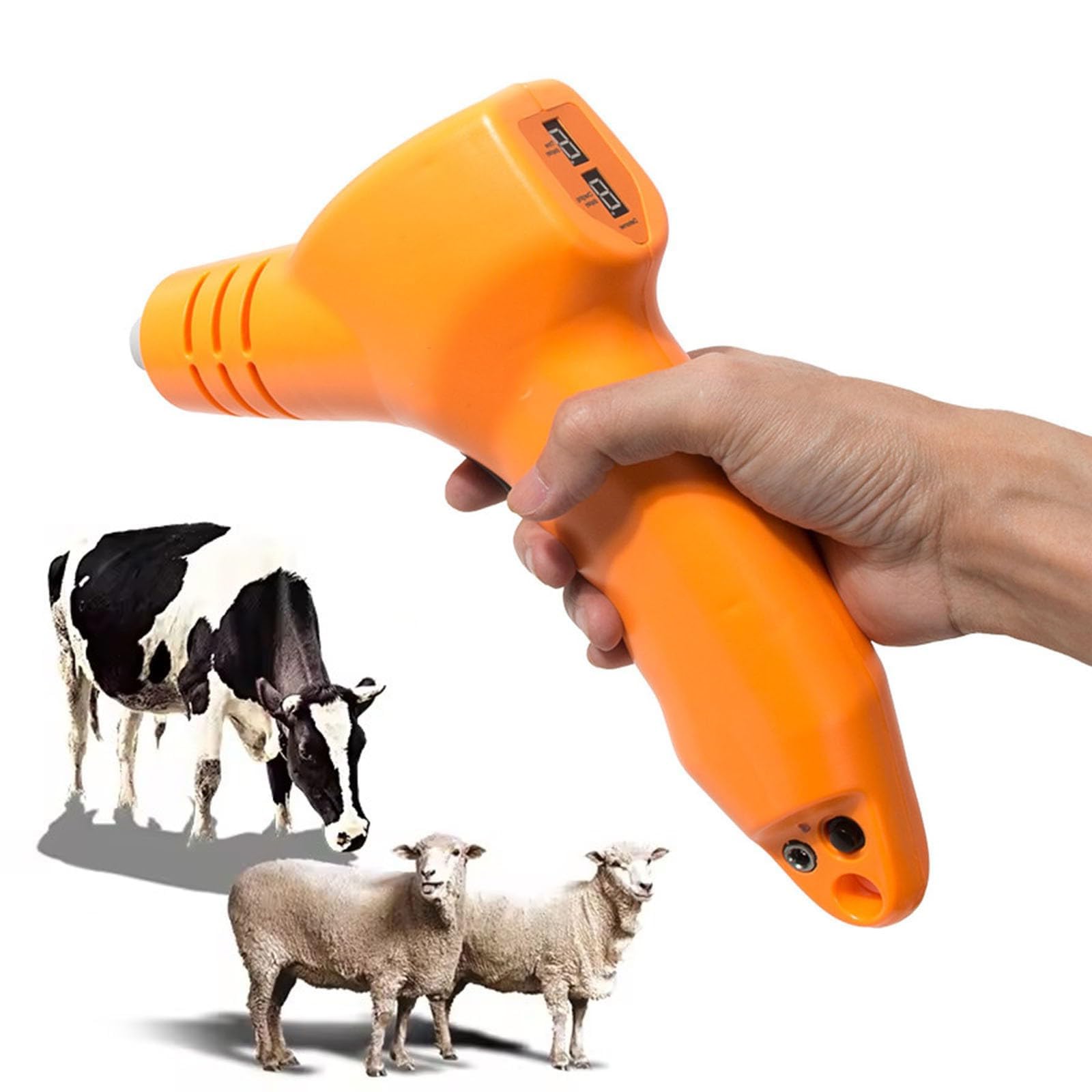FHRKA Cordless Electric Dehorner for Cattle, Sheep & Goats - Fast Heating Portable Dehorning Tool, Veterinary Grade Livestock Farm Equipment
