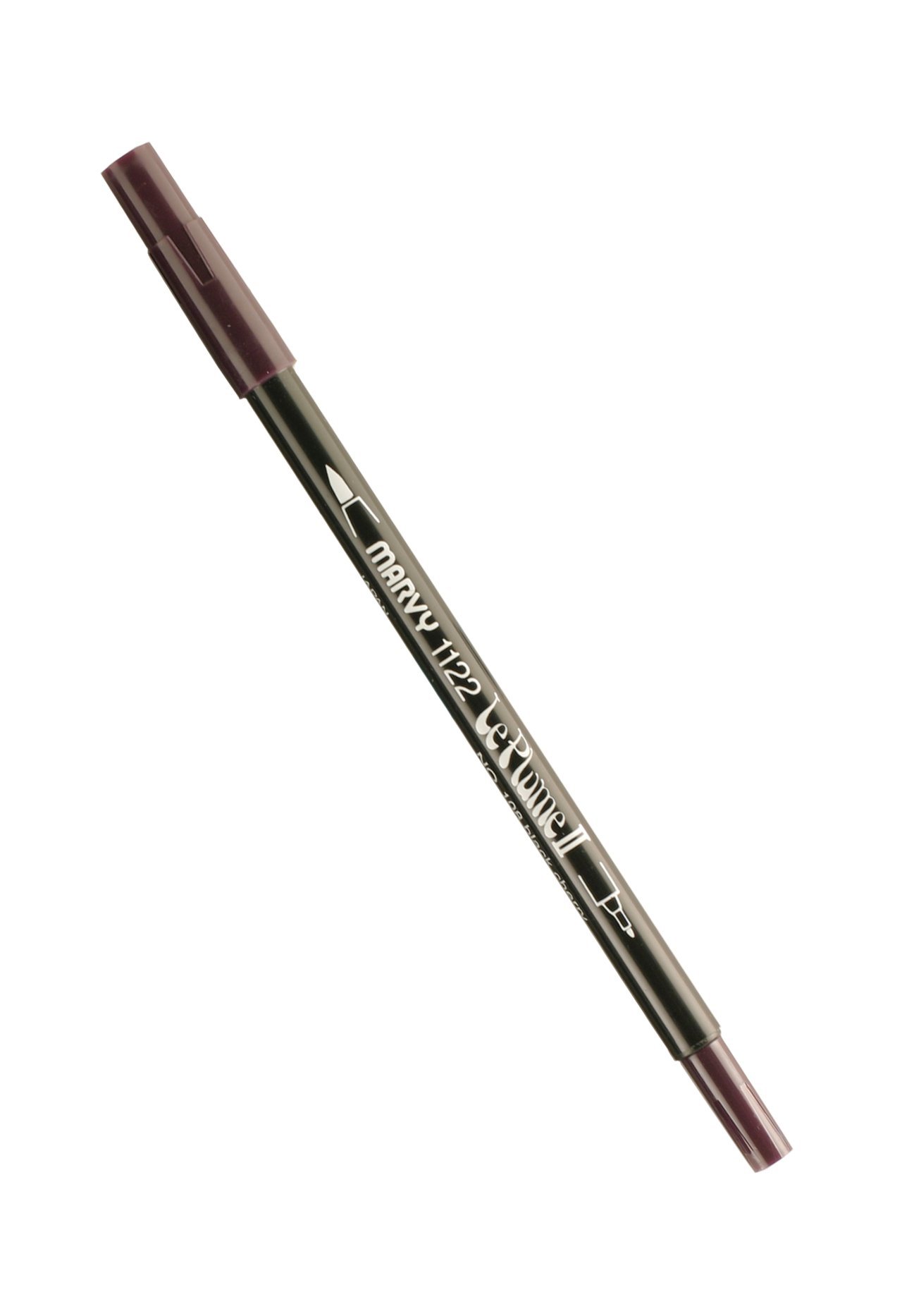 Uchida 1122-C-108 Marvy Le Plume II WaterColor Marker, Black Cherry