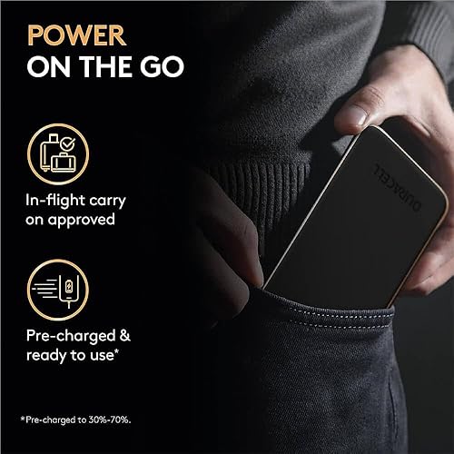 Miniatura 3 de Duracell Cargador portátil Charge 10 | Banco de energía de 10,000 mAh | Batería de carga rápida para iPhone, iPad, Android y más | Banco de energía