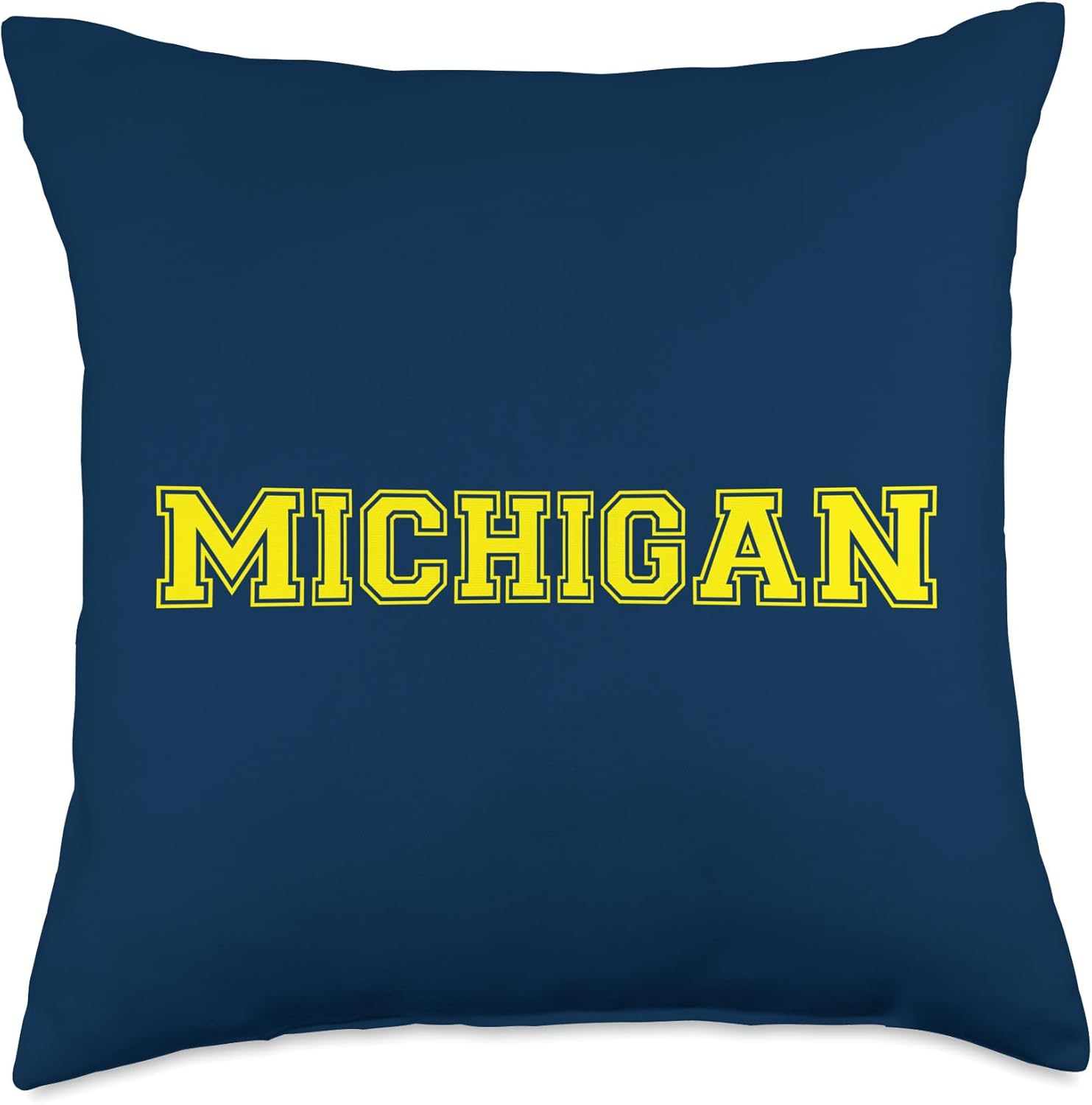 College University style Michigan Sports Gift Throw Pillow