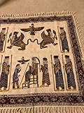silkroadint Tablecloth Hand Printed Wall Hang Tapestry Runner Table