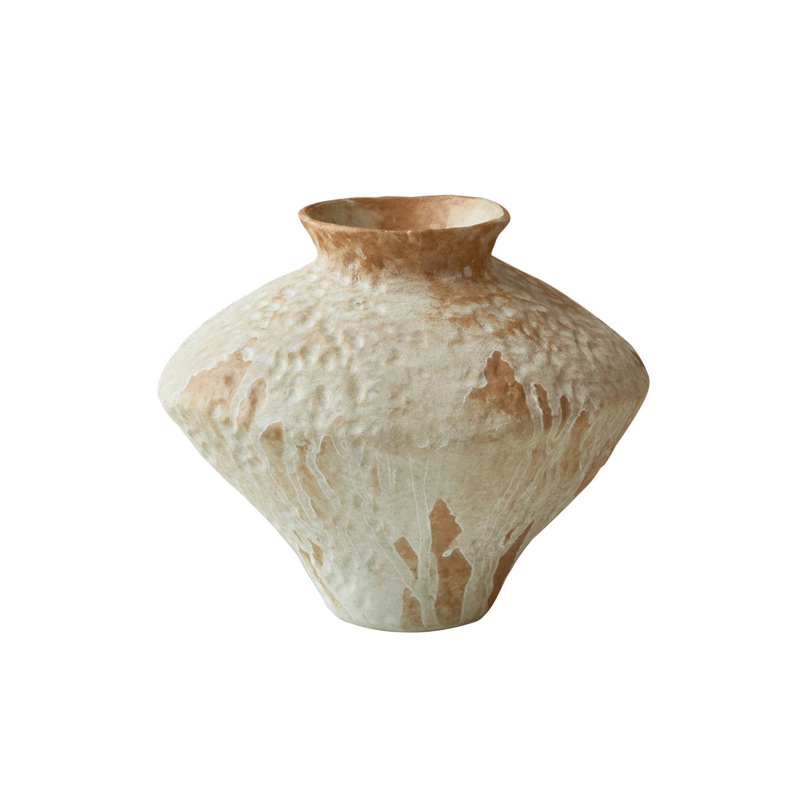 Countertop Art Vintage Vase, Simple Flower Vase for Home Use, Decoration For Living Room, Dining Table Centerpiece, Hotel, Office, Fireplace(Size:H15.5CM,Color:A)