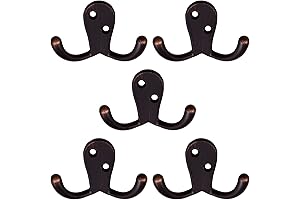 Double Duty Helper: Design House Bronze Wall-Mounted Hooks