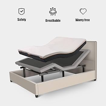 Amazon｜ZALIX モダンでシンプルな電動ベッド、ダブルスマート
