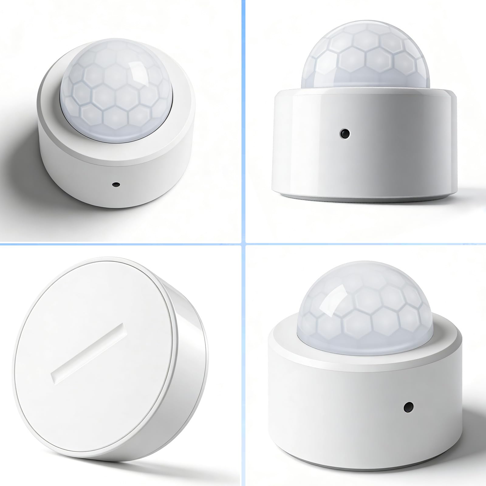 Zigbee - 6 detectores de movimiento: sensor de movimiento PIR, detector de movimiento inteligente, alarma WiFi para Smart Life/Tuya, entornos inteligentes de seguridad y control de luz (ZigBee Hub