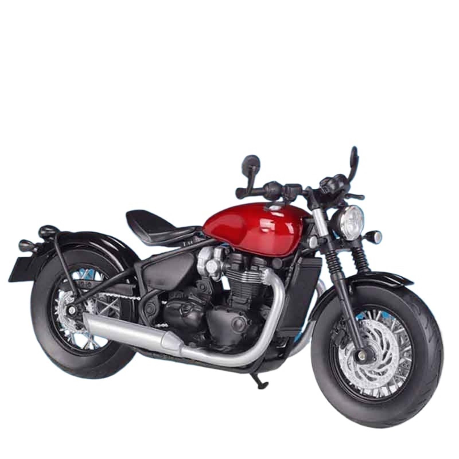 UTJUYFCGF for Triumph Bonneville Bobber Alloy Racing Motorcycle Model Diecast Metal Street 1:12