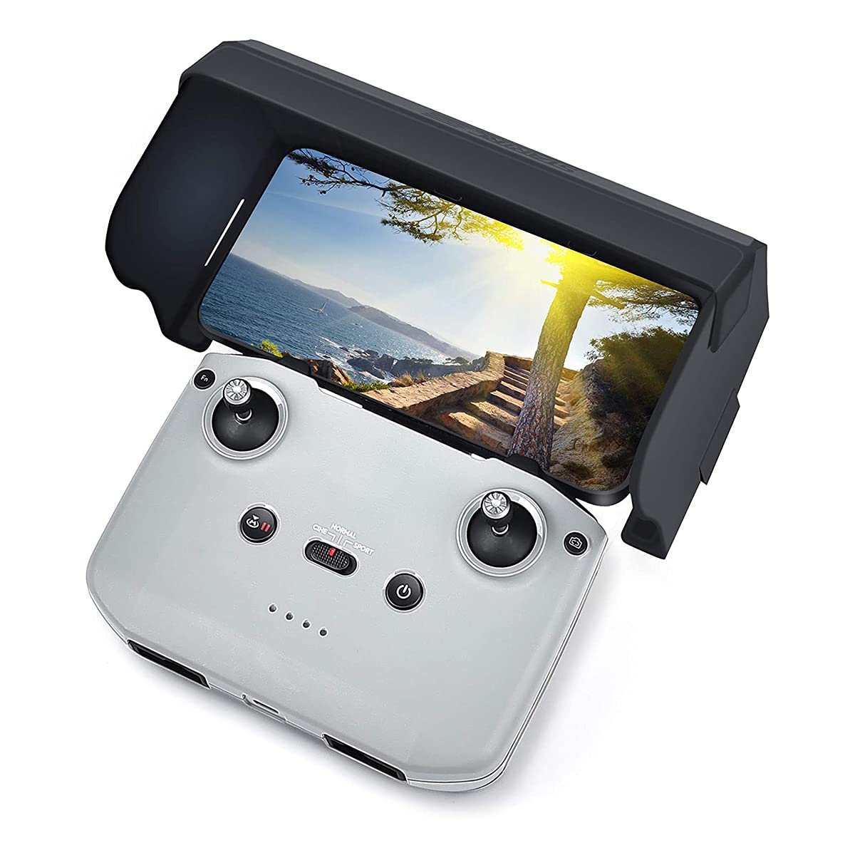 YueLi Sun Hood Sunshade for DJI Mavic Mini 2/Mavic Air 2/DJI Air 2S Controller Accessories for 4.4-7.1inch Smartphone Screen