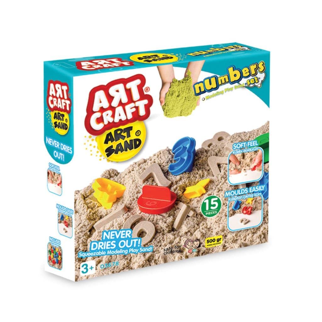 Dede 500 Gr Artsand Numbers Sand Set