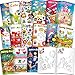 Produktbild OSIMIG 15 Malbücher für Kinder, Mini Malbuch Kinder Mitgebsel,Kleine Geschenke für Kinder, 21.6*15cm Mini Malbuch Themen beinhalten Einhörner, Dinosaurier, Tiere, Unterwasserwelt
