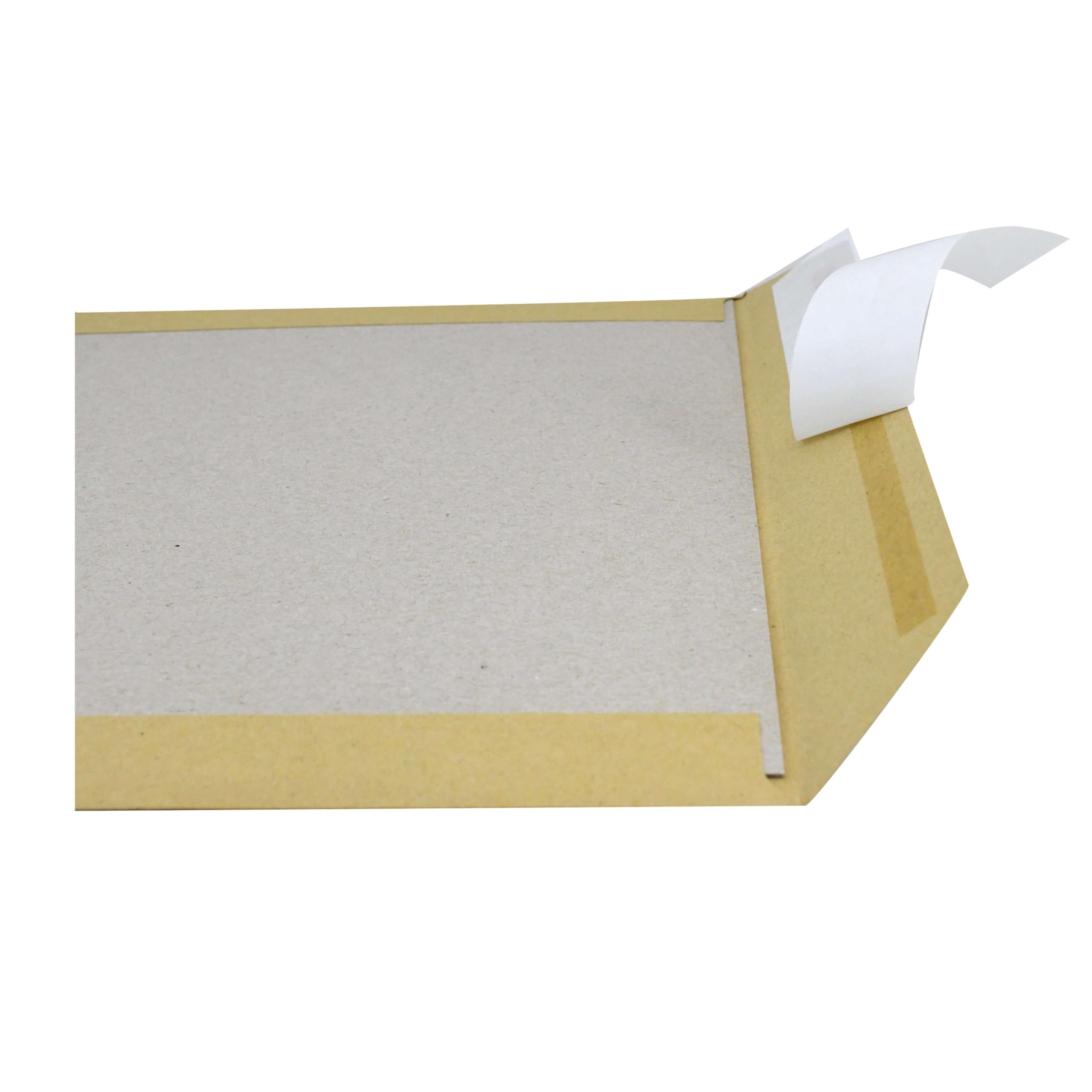 Tekturowe torebki na tylną ściankę C4 229 x 324 mm brązowe 125 sztuk - różne formaty biało-brązowe z okienkiem lub bez