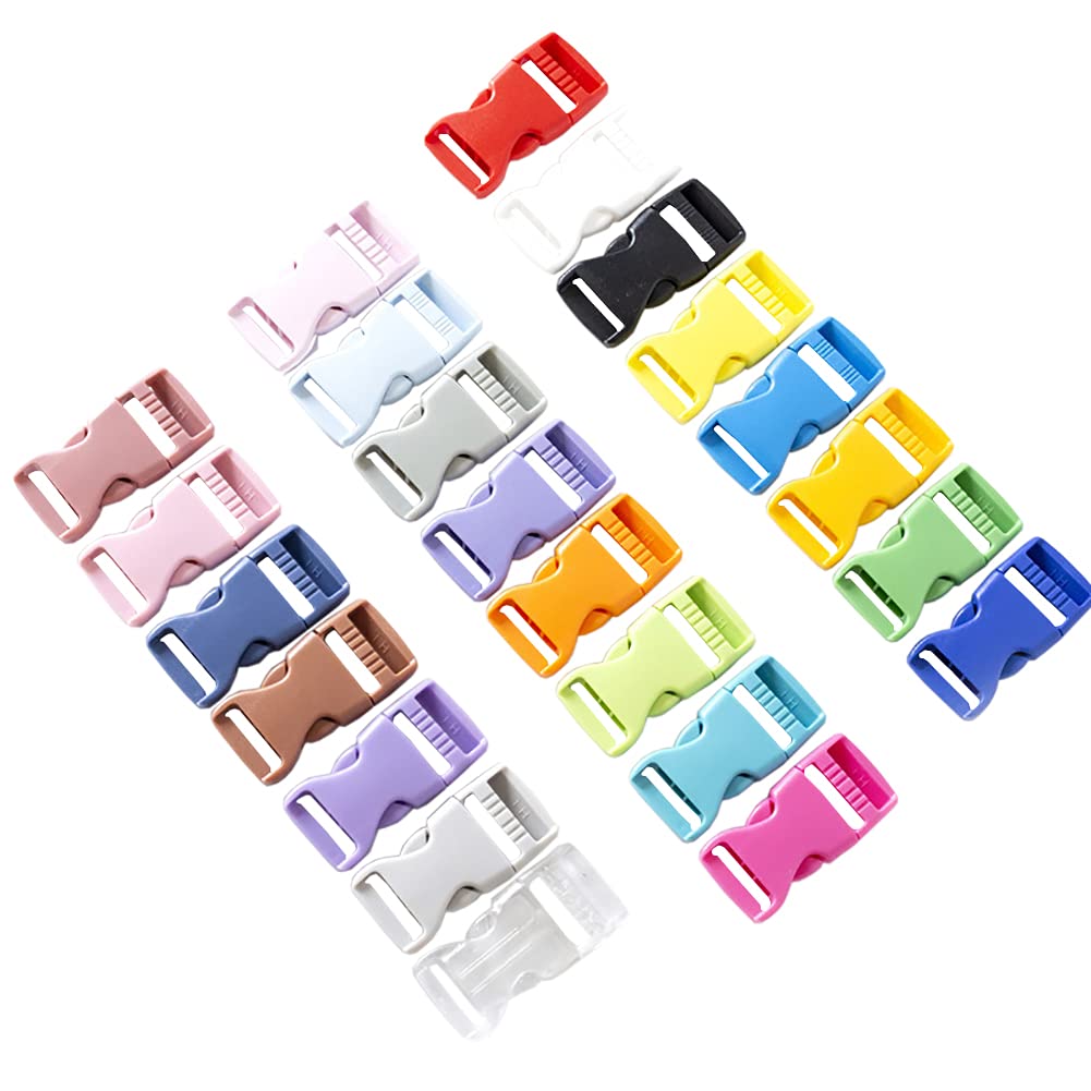 TRKETK 8er Set Schnellverschluss-Schnallen 25mm - Robuste Kunststoff-Schnallen Für Rucksack & Gurt