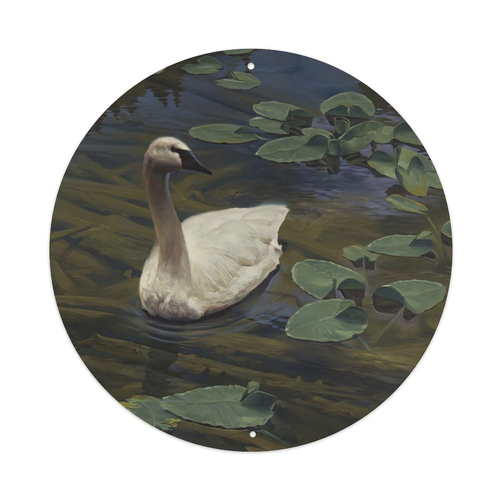 Animal Ducks in The Pond Metal Tin Sign