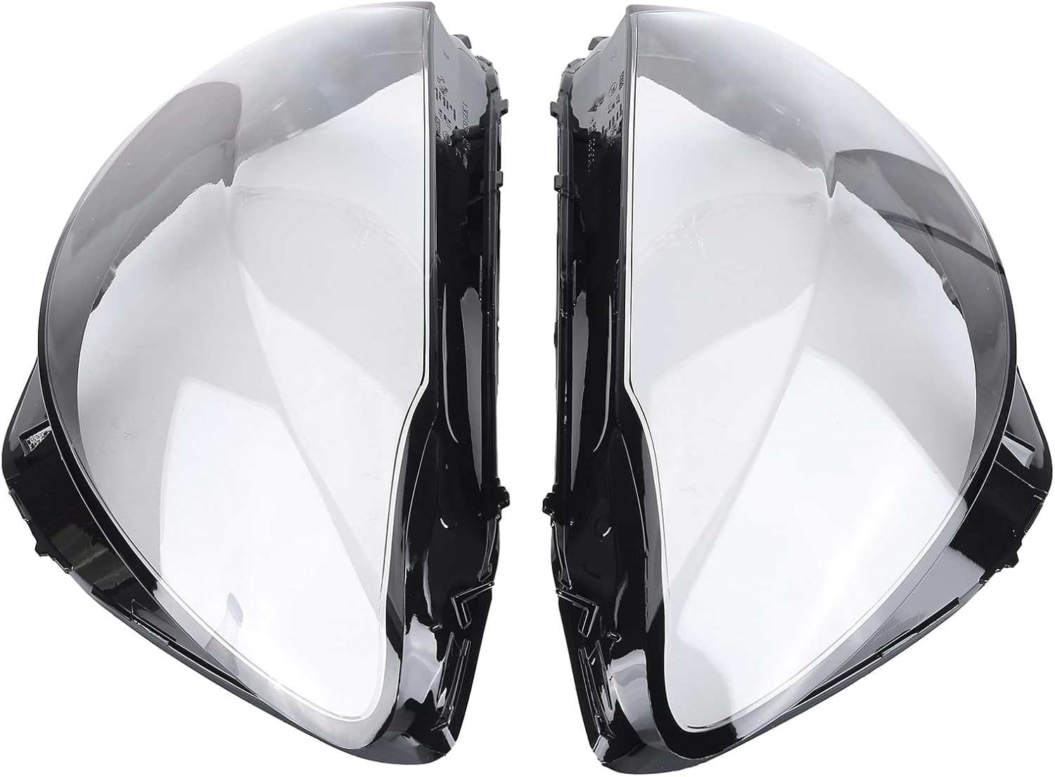 1Pair Front Driver & Passenger Headlight Lens Cover,for Mercedes Benz W205 C180 C200 C260L C250 C300 C350 C400 C-Class 2015-2018,Replaces A2059067303 A2059067403, Headlight Lamp Cover Transparent