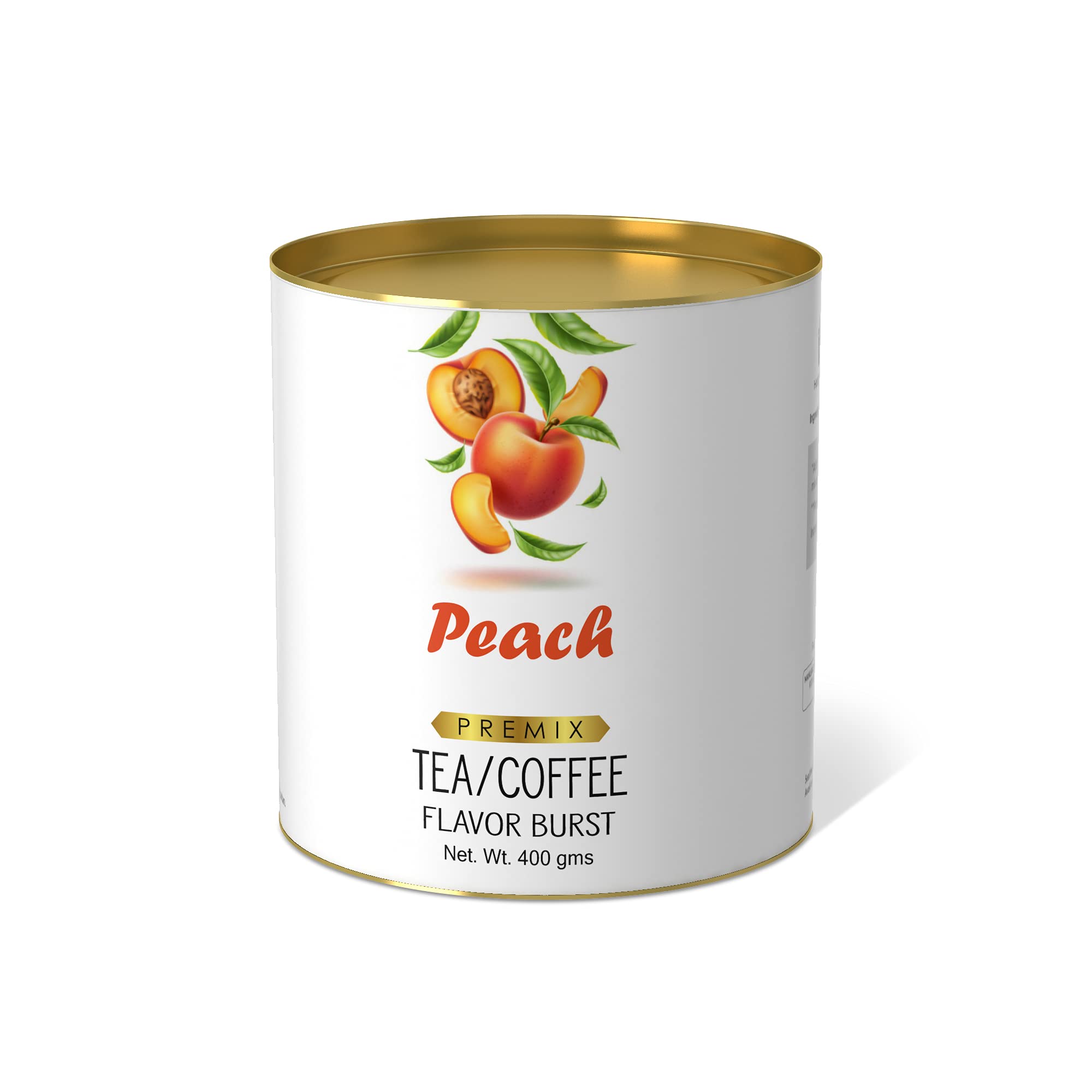 Peach Flavor Burst. Just add to your Tea, Coffee, Frappe, Milkshake, Hot Milk (250gm)