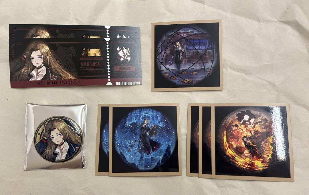 limbus company リンバスカンパニー　アニメイト　缶バッジ4ロージャ Limbus Company ロージャ 缶バッジ - メルカリ