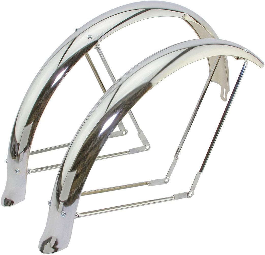 Alta Bicycle 26" Flared Adjustable Balloon Fender Set, Multiple Colors