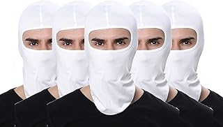 Pack of 5 Face Mask Men Sun Balaclava Dust Proof for Outdoor Riding Fishing Headgear