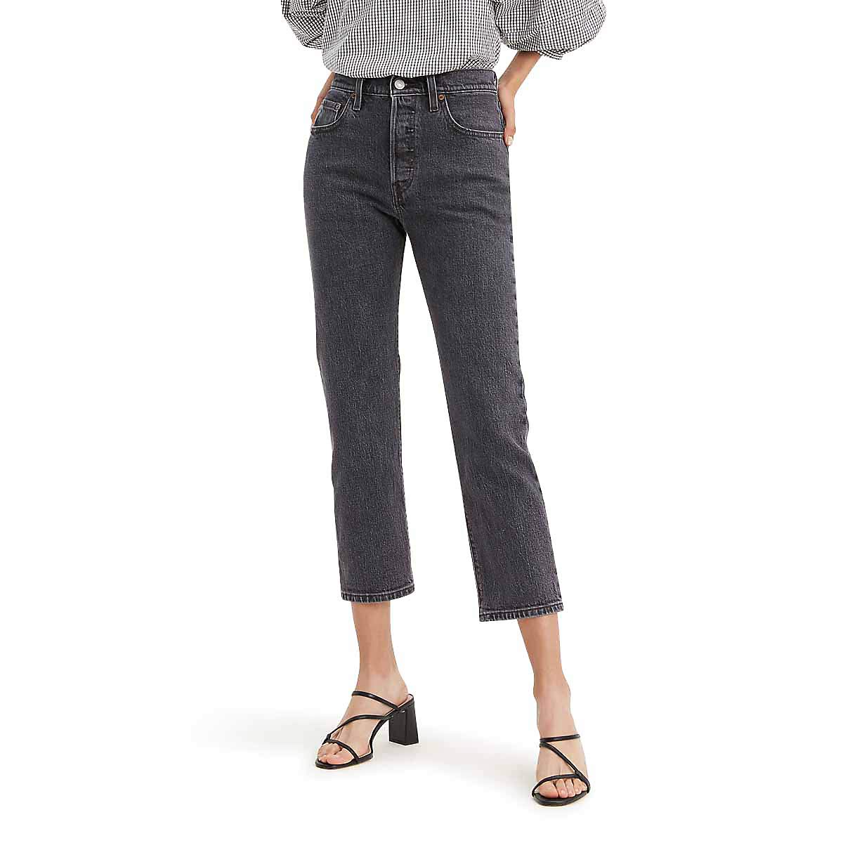 Levi's Women's 501 Crop Jeans, Mesa Cabo Fade, 25W / 28L