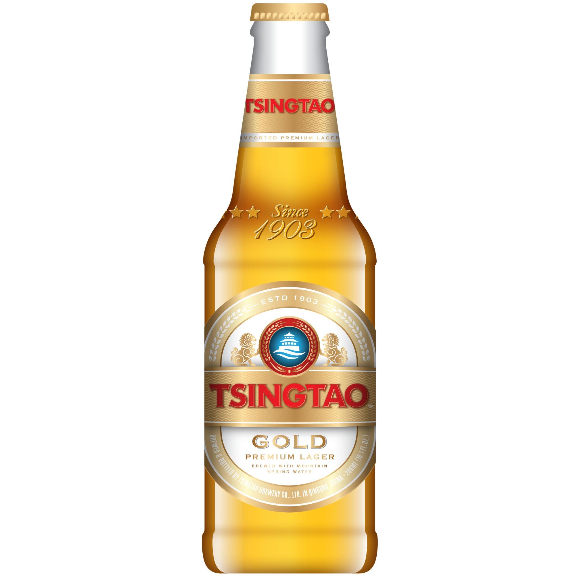 Amazon.co.jp: 青島ビール プレミアム [ 中国 296ml x 24本 ] : 食品