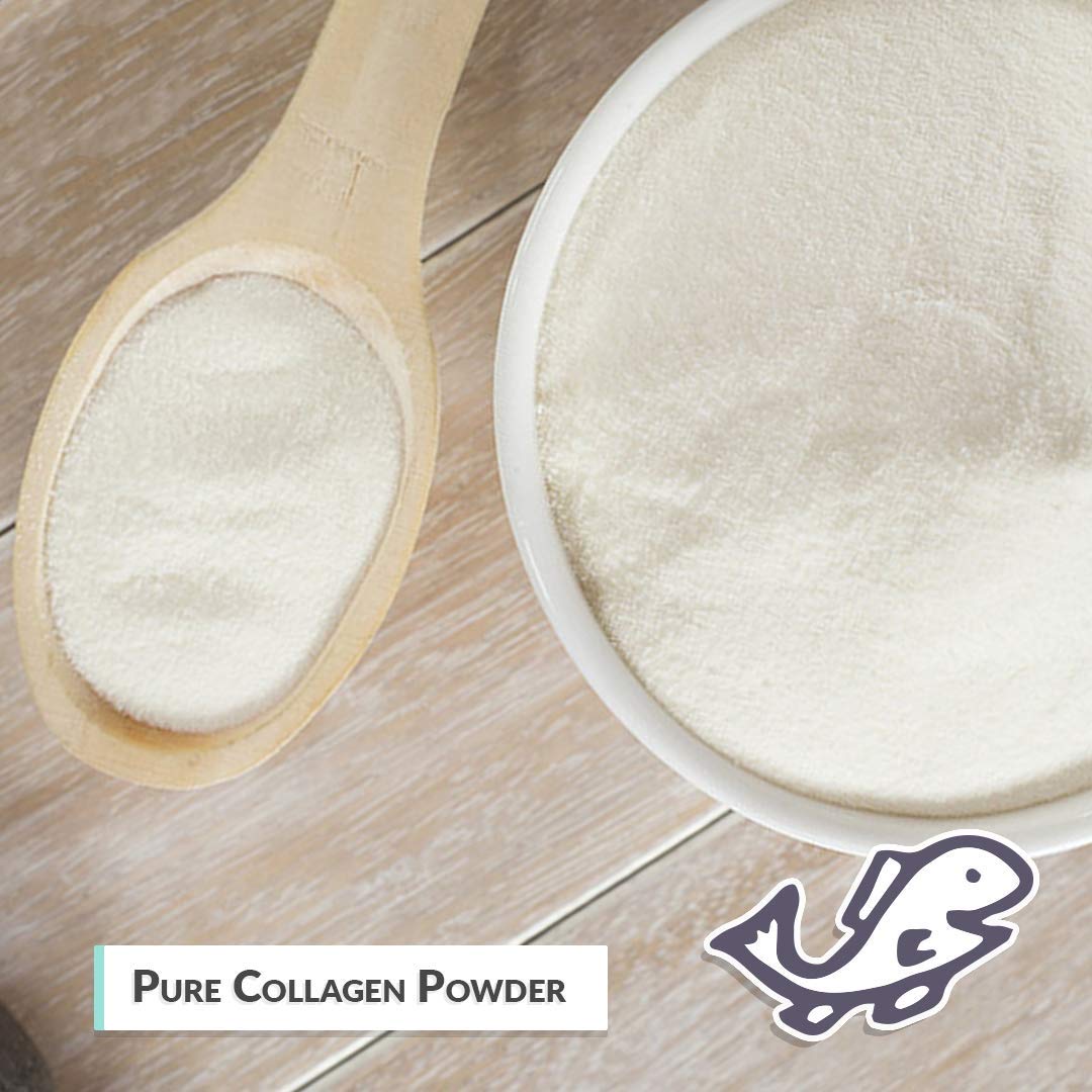 Wild Alaskan Salmon Bone Broth Collagen Powder 300g Pure Protein Non-Gelling Type - Unflavored, No Taste