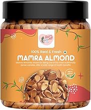 Savara nuts Premium Mamra Almonds 1 kg | A + Grade Special Mamra Badam Giri | Rich In Oil, Source of Vitamins, Magnesium & Protien | Whole Natural Mamra Badam