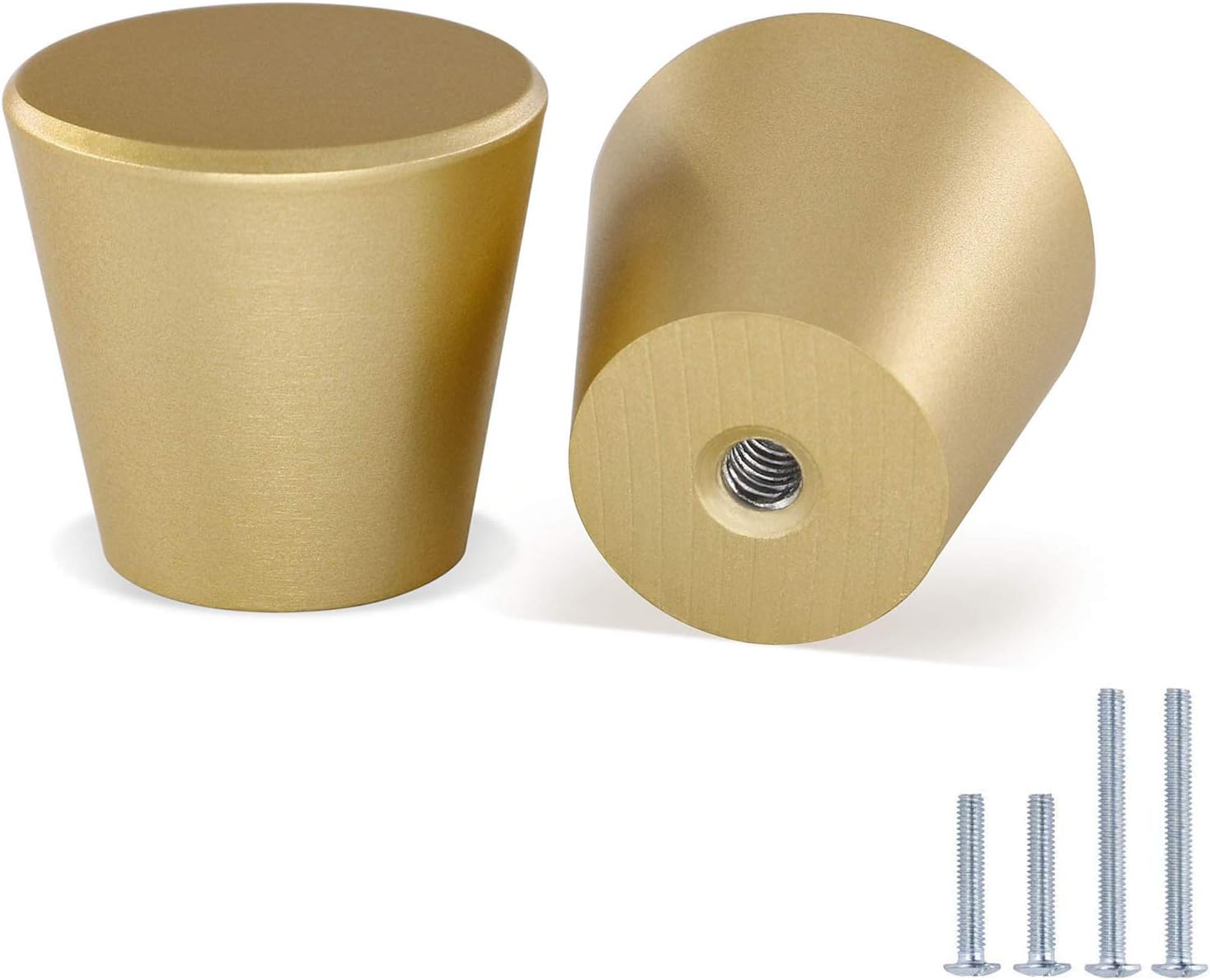 LONTAN 10 Pack Bathroom Cabinet Knobs Brushed Brass Drawer Knobs ...