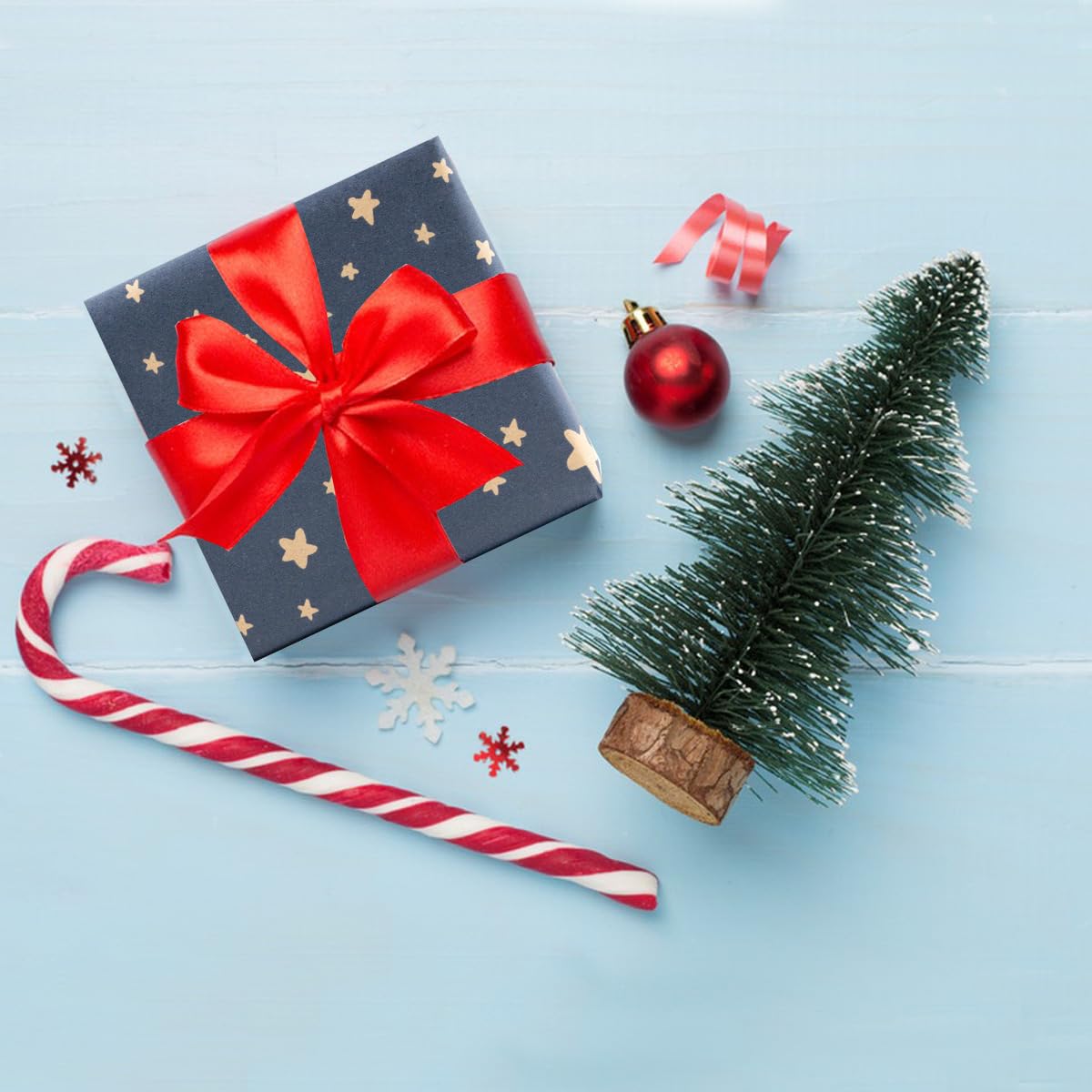 Rotolo di Carta da Regalo Kraft: Natalizia Riciclabile Verde | FindTheDeal