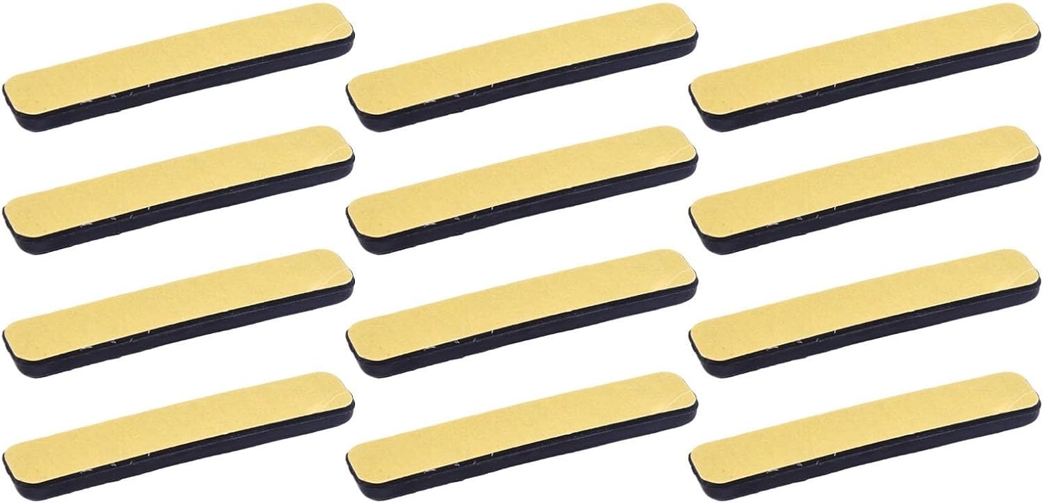 12 Pack Heavy Duty Furniture Sliders 15x75mm PTFE Gliders for Smooth Silent Moving of Couches Tables Chairs on Hardwood Tile Floors Protecting Surfaces from Scratches and Wear