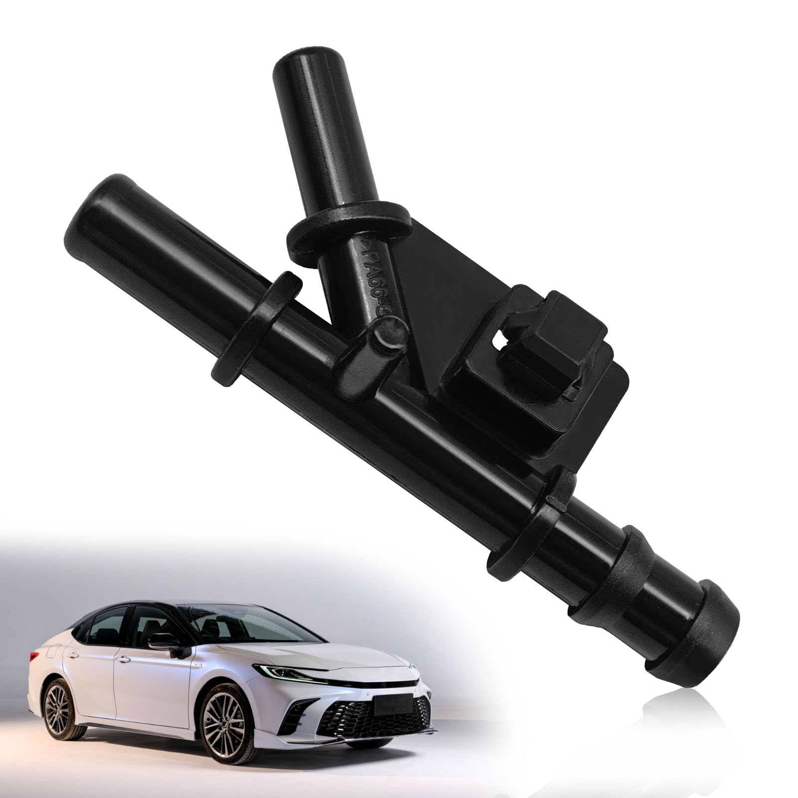 ZOKYUYS Automobile Water Pipe Joint, 3-way connector, Fit for T0y0ta Hose Water By-Pass, Replace OE# 16264-21090/1626421090