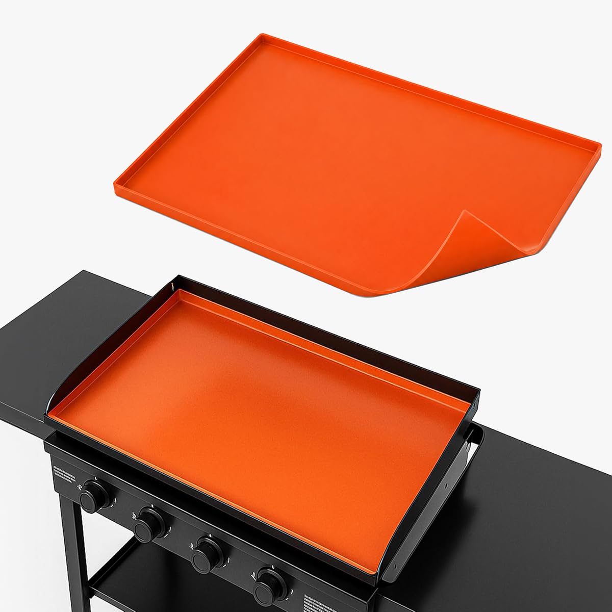 Alfombrilla Silicona Parrilla para Blackstone Rangetop Combo 2020-2026+ | Reutilizable Lavable | Accesorios Exterior | Protectora Plancha | Compatible con Horno, Parrilla de Gas y Carbón