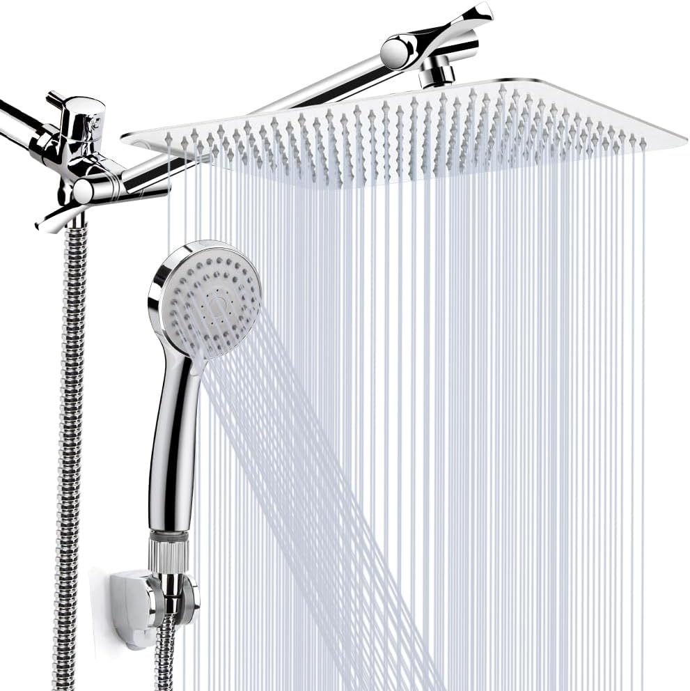 Shower Head, 8 Inch High Prure Rainfall Shower Head / Handheld