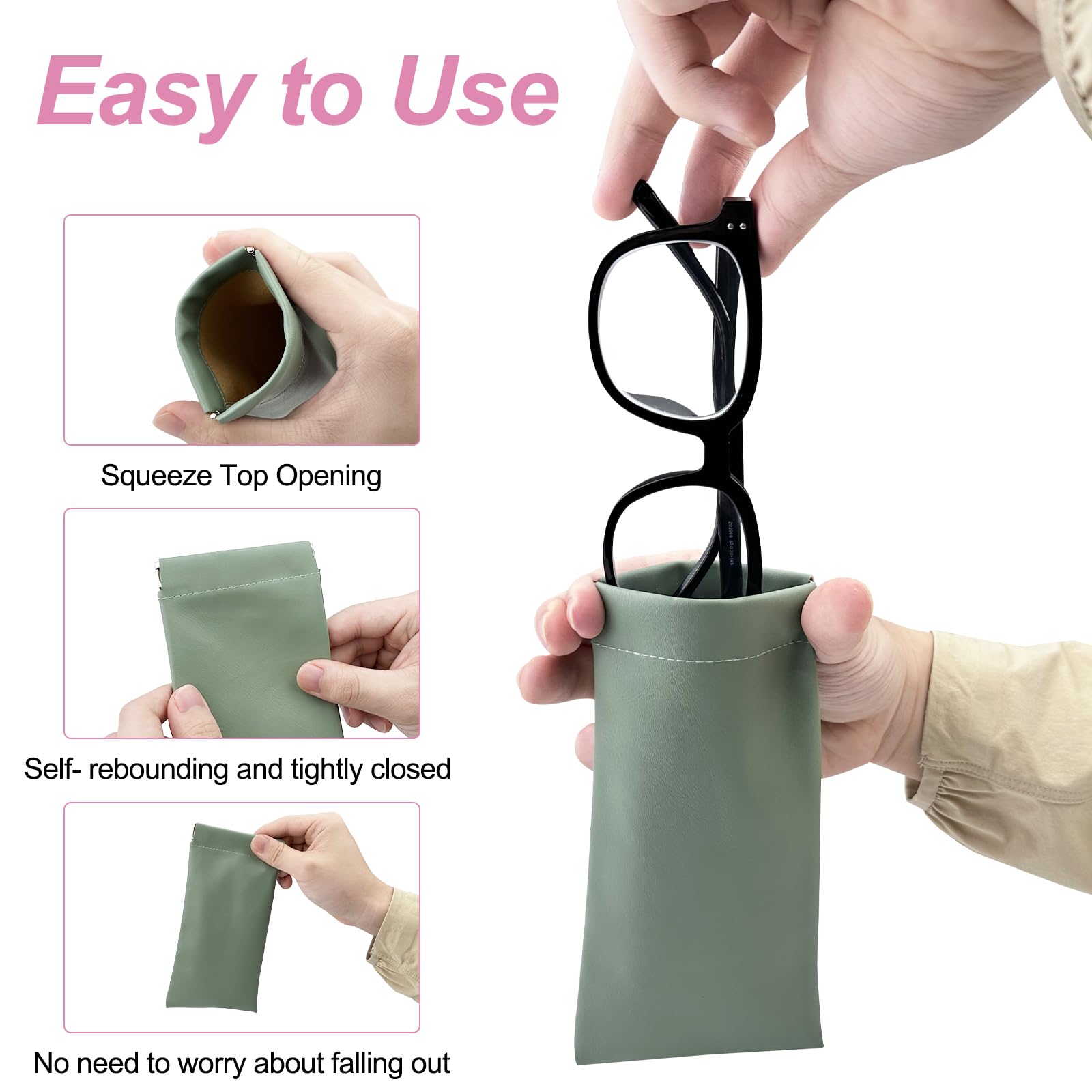 Newpop 5 sztuk Etui na okulary