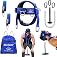 G Gabantt- Neck Exerciser and Neck Trainer. Adjustable Neck Harness Weight Lifting, 4 Way Neck Training - Head Harness for Ne
