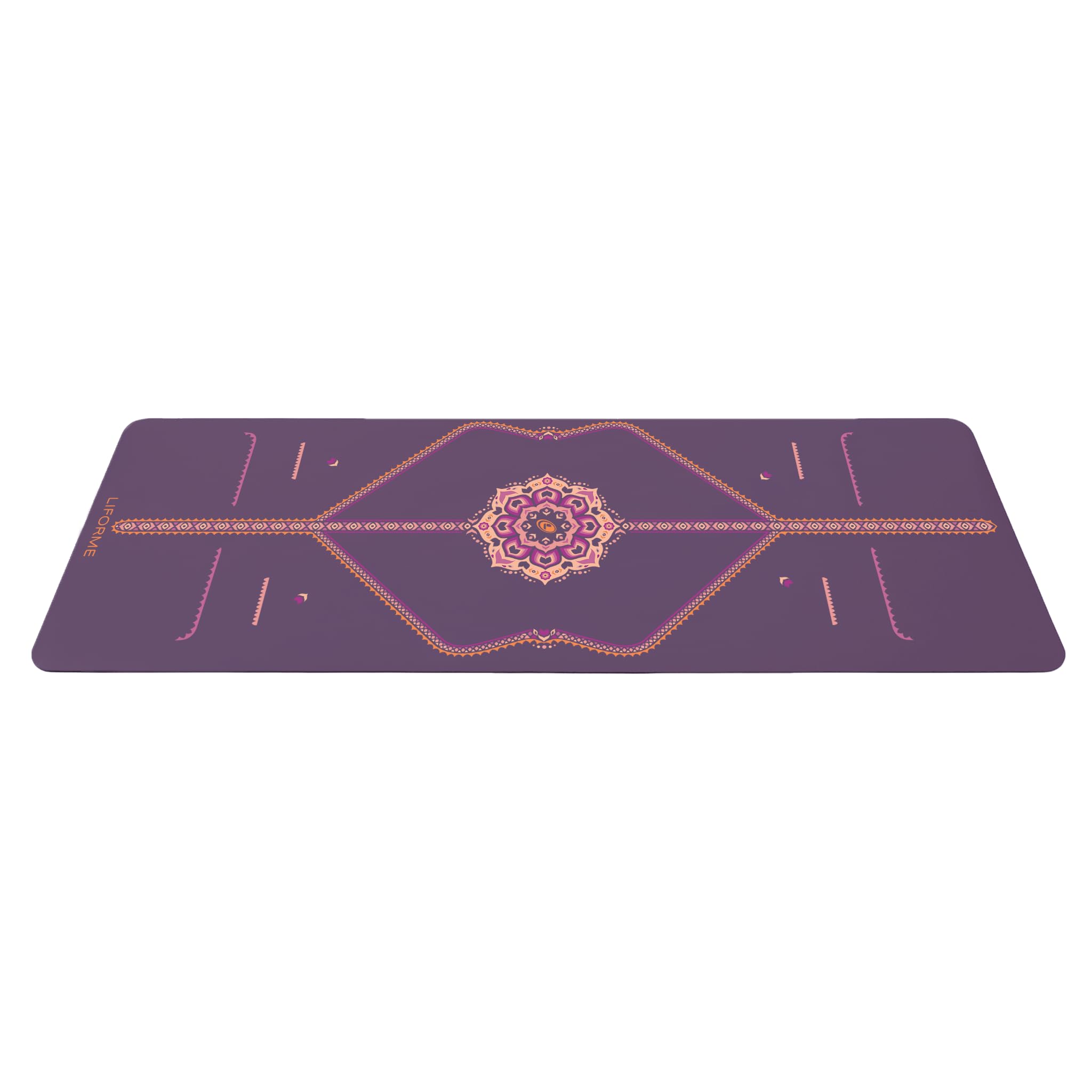 Liforme - Esterilla de yoga con diseño de loto floreciente