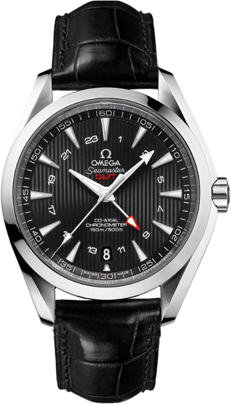 Seamaster Aqua Terra Black Dial GMT Automatic Men's Watch 23113432201001