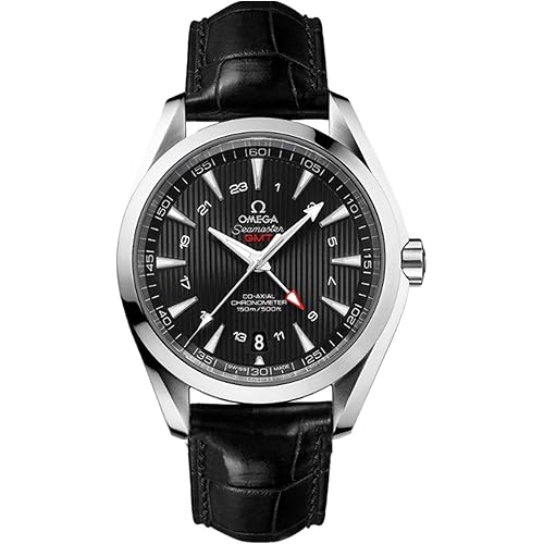 Omega Seamaster Aqua Terra Black Dial GMT Automatic Men's Watch 23113432201001