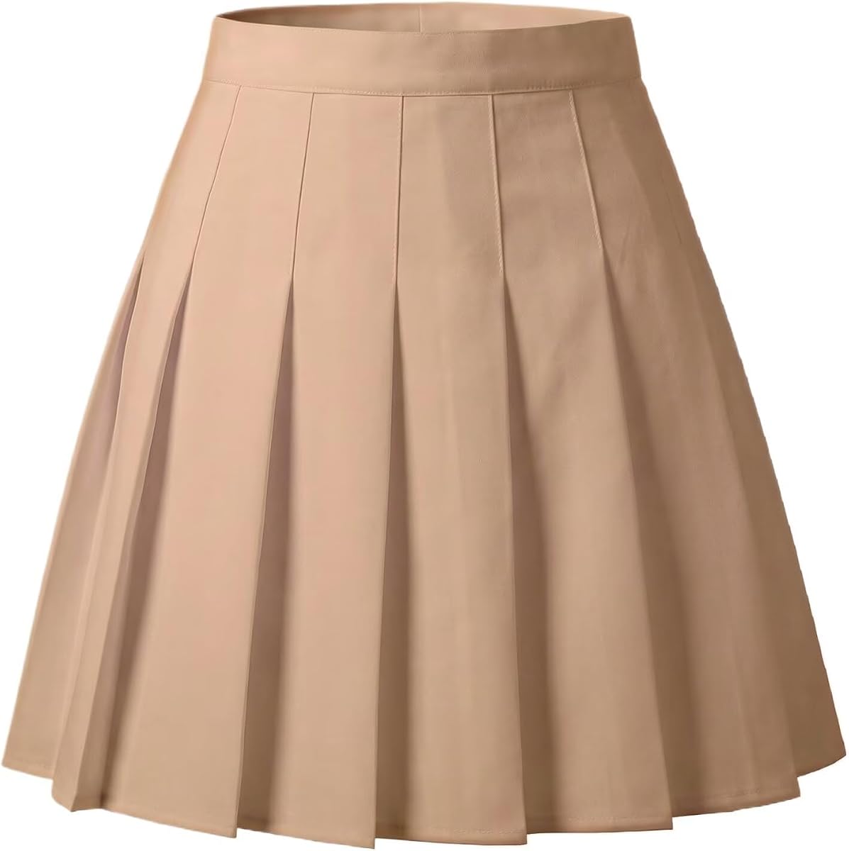 Pleated Skirts for Women High Waisted Tennis Skort Basic Casual Mini Skirt