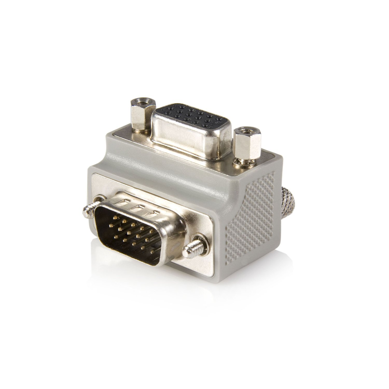StarTech.com Right Angle VGA Adapter - Right Angle VGA to VGA - Male/Female - Type 1 - VGA Adapter Cable (GC1515MFRA1)