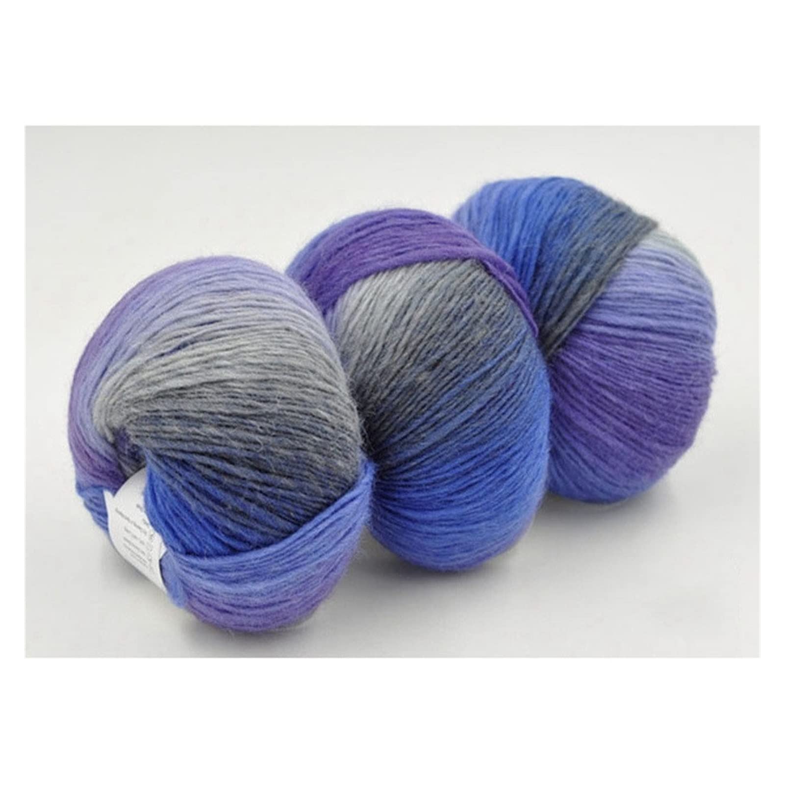 Fil de Coton de Laine 3pcs / 50 g for Le Crochet tissé à la Main Couleur Arc-en-Ciel Fil à la Main for Le Fil de Laine Cardigan en Laine châle en Laine châle Laine Fils (Color : 2)