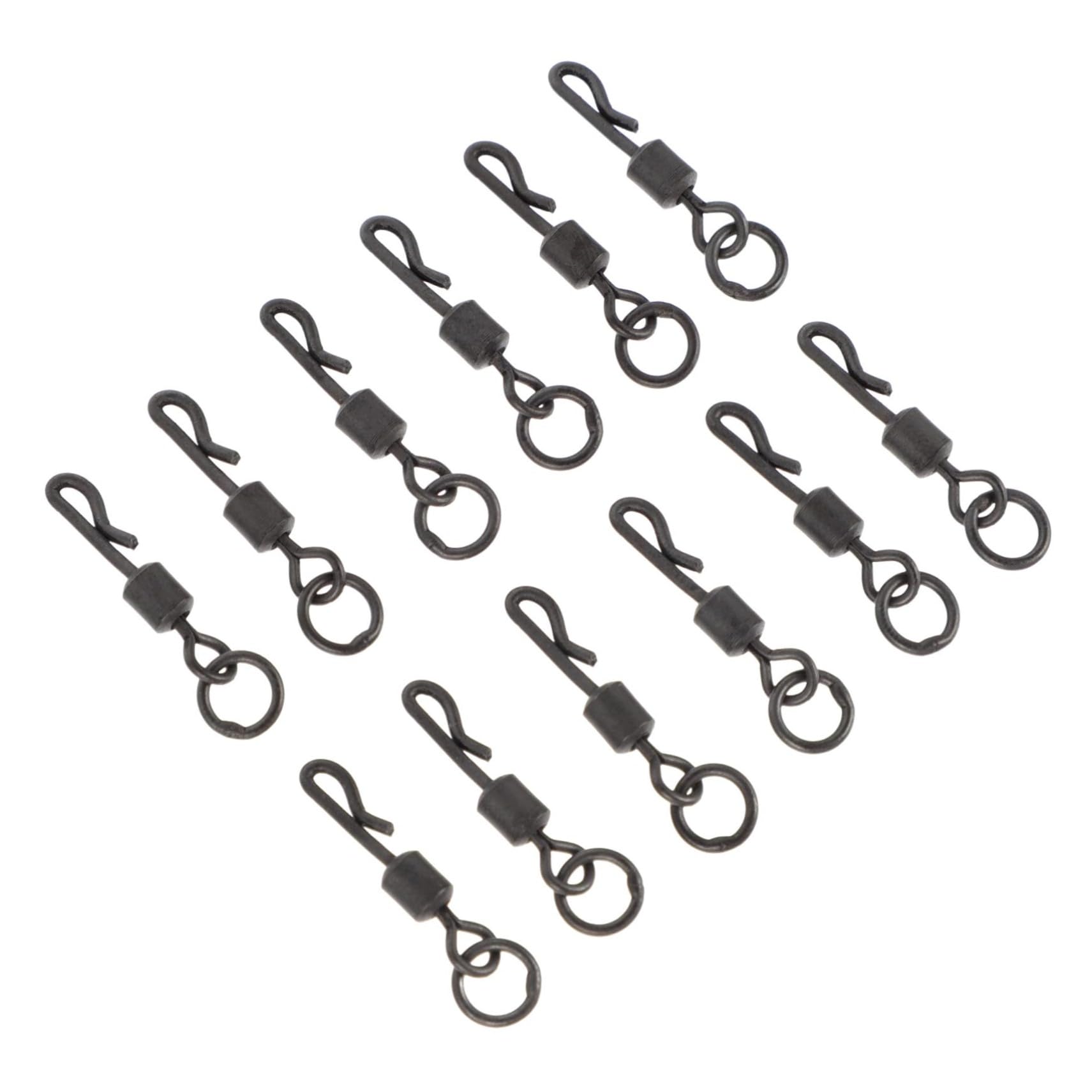 HANABASS Fishing Swivel Connector Set Pcs Rolling Ring Accessories for Carp Bass and Sea Fishing Metal Hook Connectors
