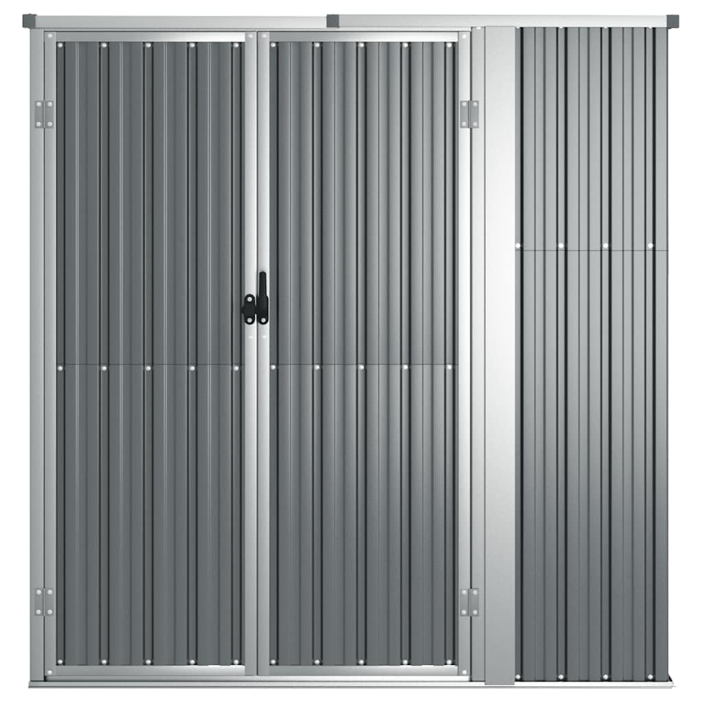 Abri à Outils de Jardin Gris 161x89x161 cm Acier galvanisé,Maison & Jardin,Pelouses & Jardins,Vie en extérieur,Structures extérieures,Cabanes & abris de Jardin,316210