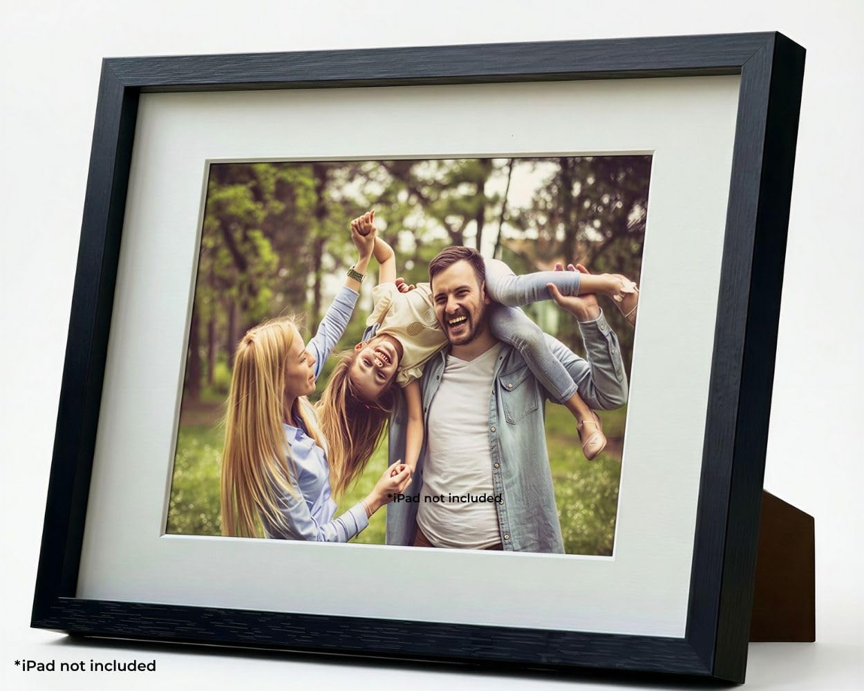 iFramix Kit for iPad Repurposing - Turn Old iPad into Smart Digital Photo Frame & Dashboard (Black)