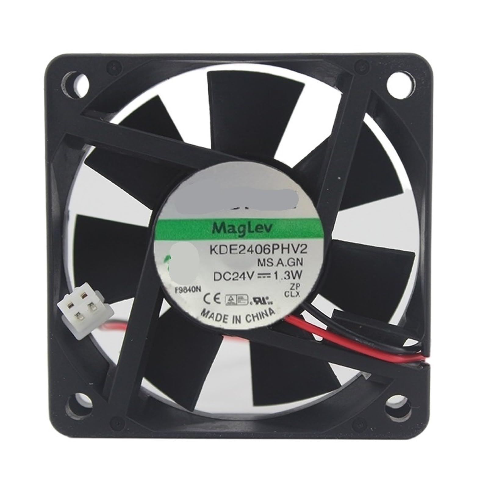 YMUGUEGH 2pcs KDE2406PHV2 6015 60mm DC 24V 1.3W 60X60X15mm cooling fan