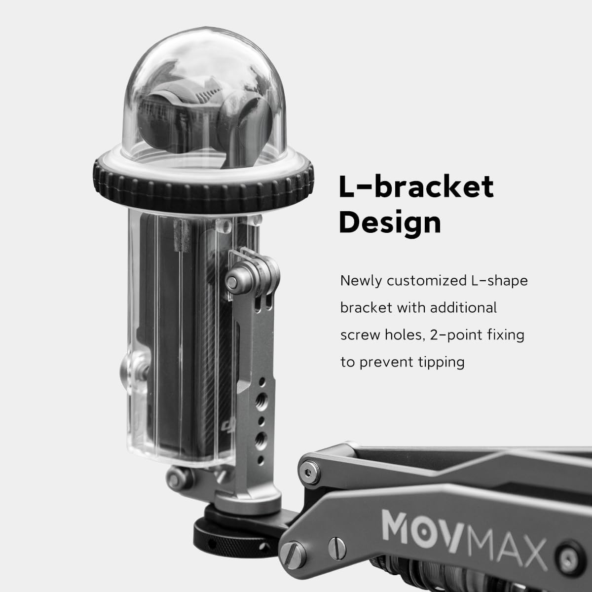 MOVMAX Waterproof Case for DJI Pocket 3 Compatible with MOVMAX Blade Arm