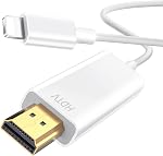 [Certifié MFi] HDMI Câble pour iPhone 6.6FT Numérique AV Adaptateur 1080P HD Connecteur d'écran de synchronisation vidéo iPhone à HDMI pour TV Projecteur Monitor