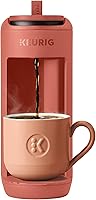 Keurig K-Mini Mate Single Serve K-Cup Coffee Maker - Ultra-Compact 12oz Brewer for Dorms, Offices & Small Spaces, Red Rocks