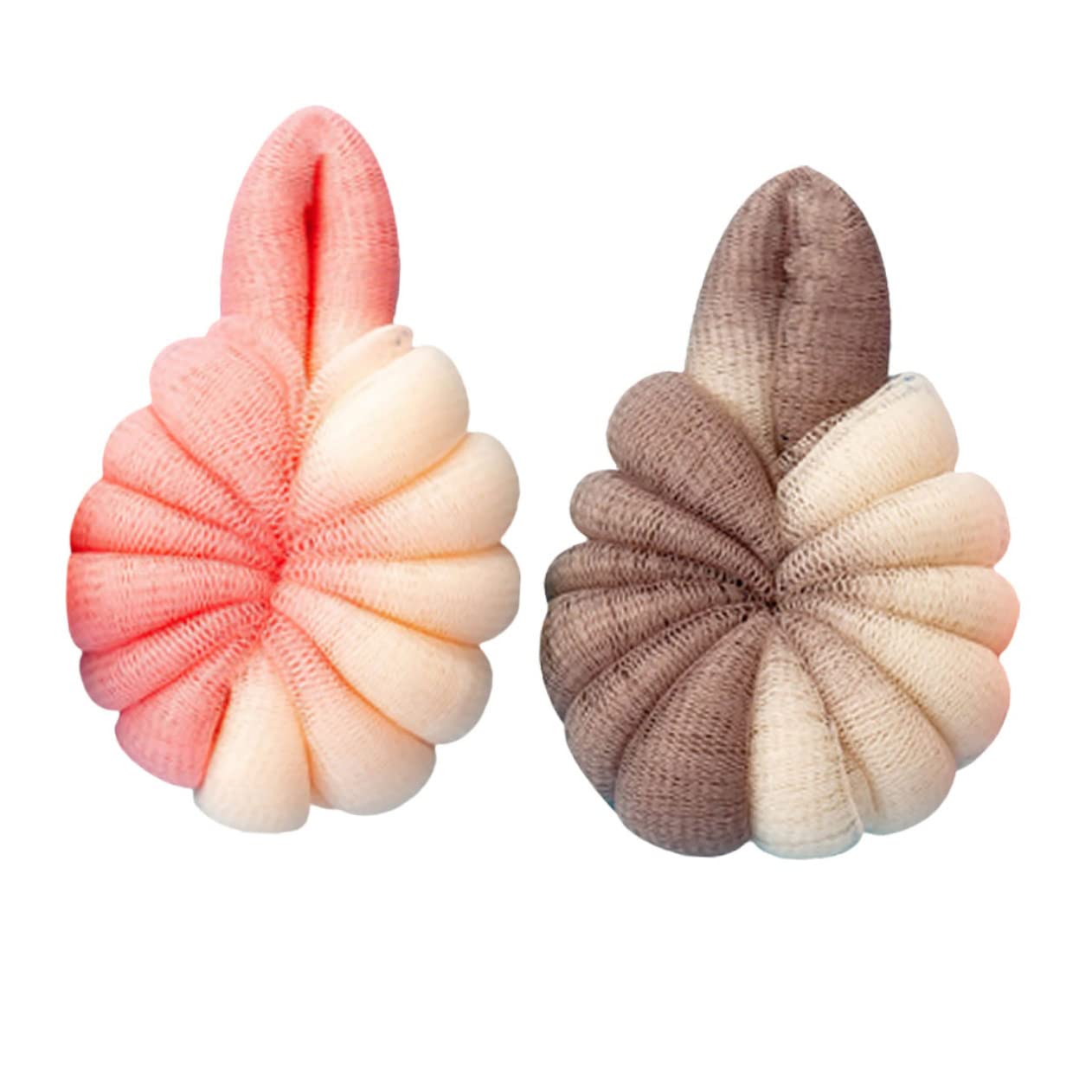 PartyKindom 2Pcs Bath Puff Shower Ball Soft Mesh Bathing Bubble Making Ball for Gentle Exfoliation and Home Bath Accessories for Relaxing Showers